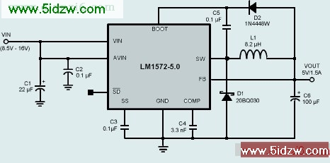 LM1572应用电路1