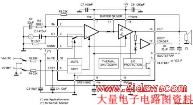 100W DMOSƵŴTDA7293