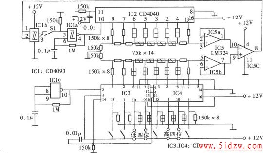 ѡȡ·֮һ(CD40193LM324CD4040)